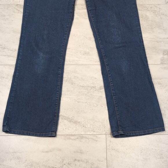 NYDJ Modern Bootcut Jeans Studded Pockets Dark Wash Slimming Denim Lift Tuck - Picture 5 of 15